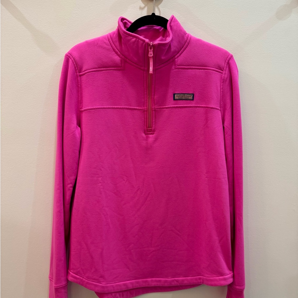 Vineyard Vines “The Shep Shirt” Pink Fleece Jacket